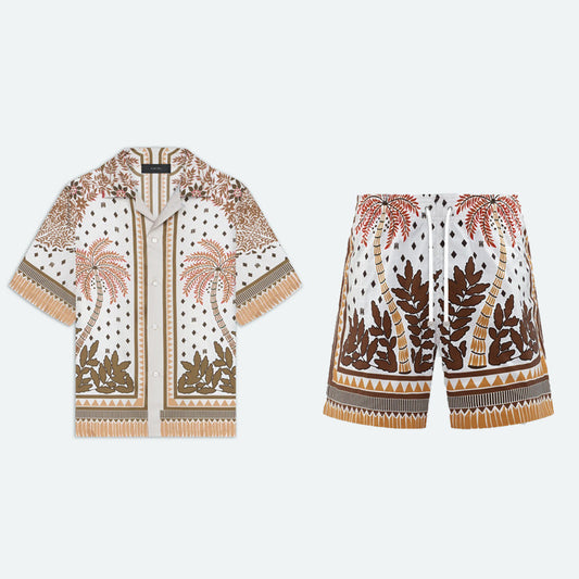 STEOMALL-Amiri Shirt Shorts Suit