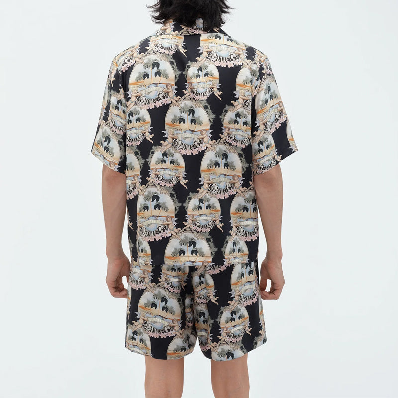 STEOMALL-Amiri Shirt Shorts Suit