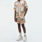 STEOMALL-Amiri Shirt Shorts Suit