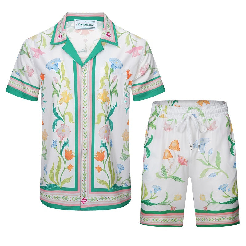 Casablanca Silk Shirt Set