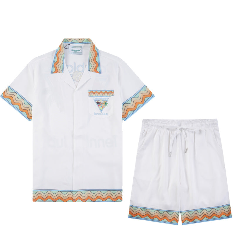 Casablanca Silk Shirt Set