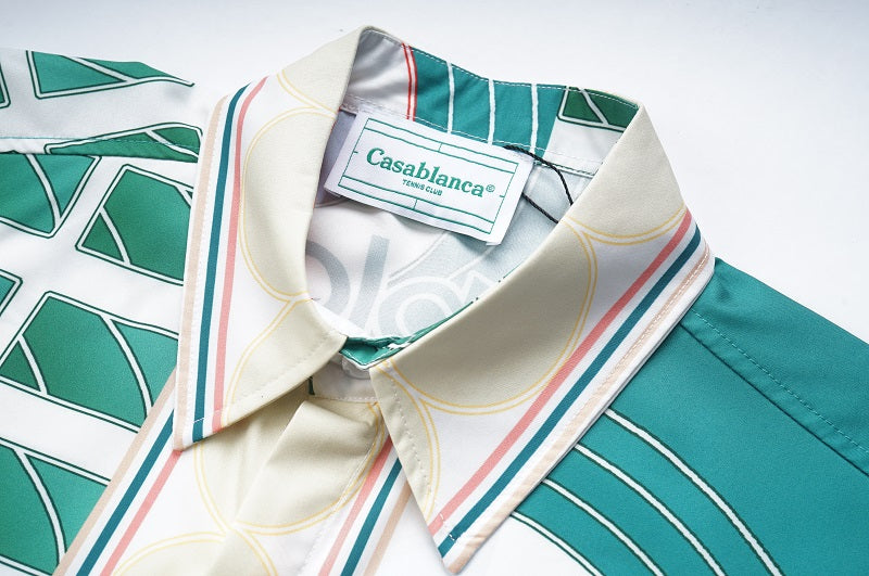 Casablanca Silk Shirt Set