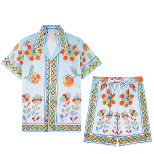 Casablanca Silk Shirt Set